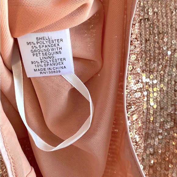 TULAROSA Rose Gold Sequins Skort - Picture 16 of 16